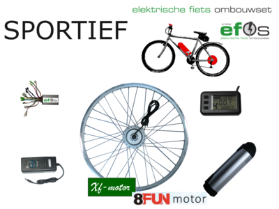kleding het ergste Recensent Ombouwset sportief 45km/uur - EBIKE EFOS ombouwset om u fiets elektrisch te  maken